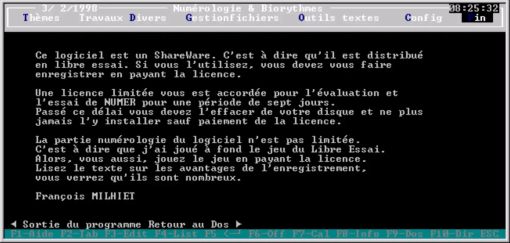 Historique de Numer